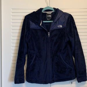Last chance!! North Face M blue fleece jacket